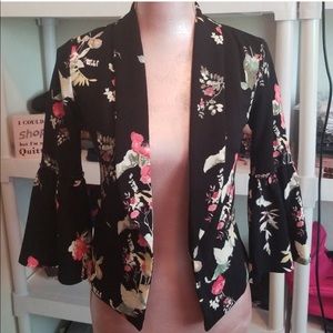 BOGO 50% off! NWT Floral Stretchy Maurices Blazer